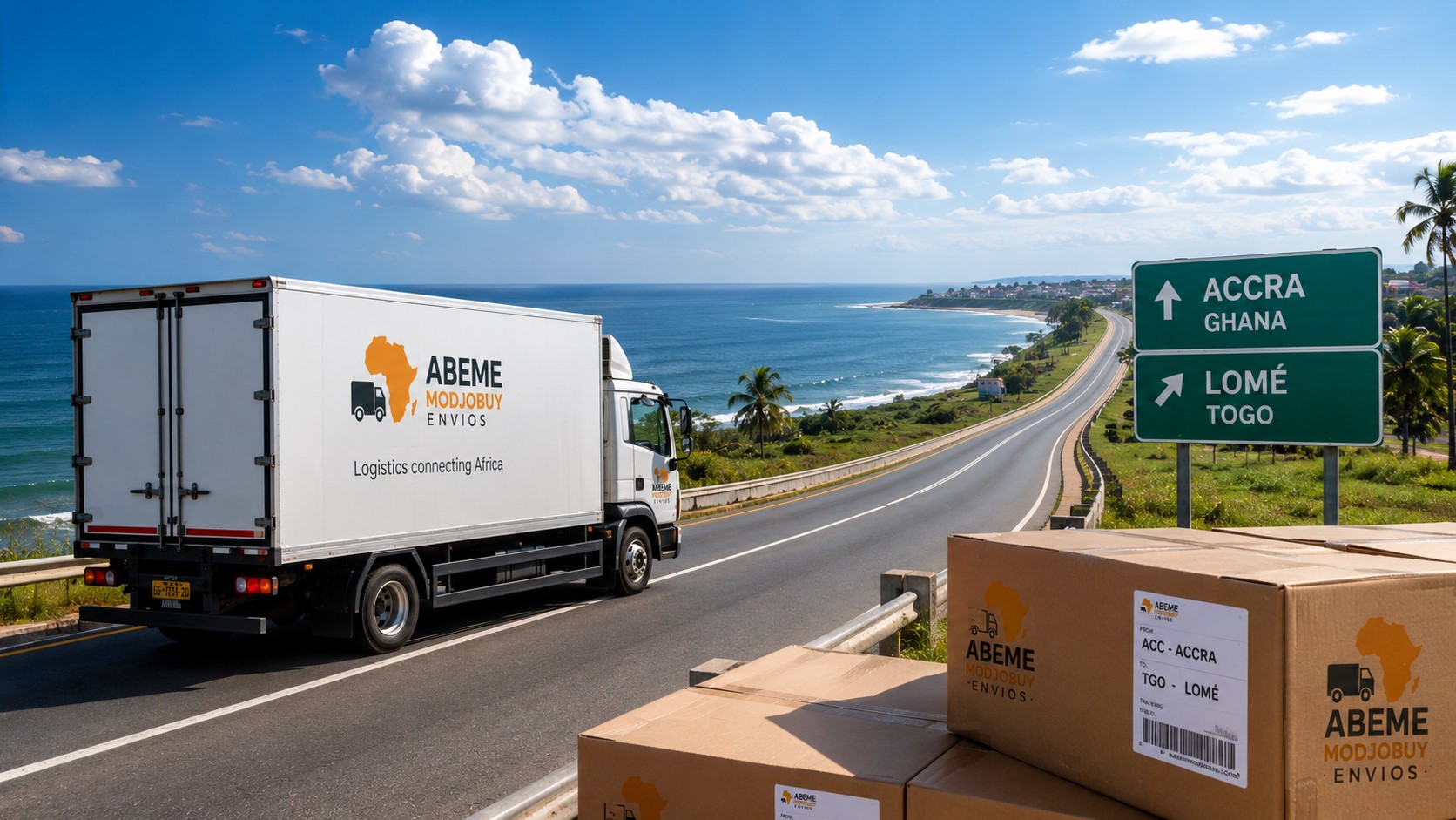 Envios de Accra a Lome: precio y guia de paquetes