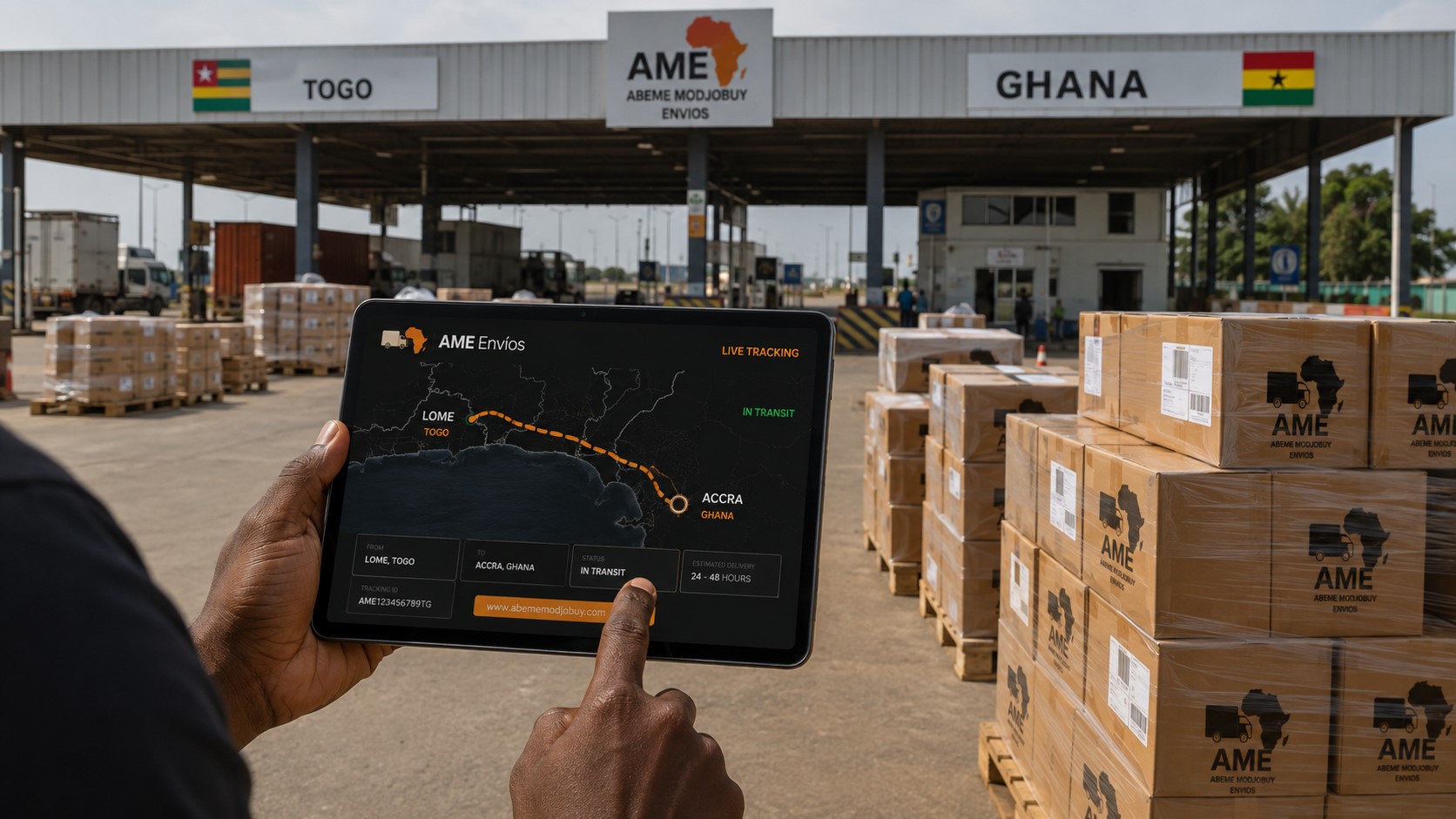 Envios de Lome a Accra: precio y guia de paquetes